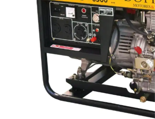 Motogerador BFDE 6500 STD a Diesel Monofásico 10CV com Partida Elétrica e Manual BUFFAL (