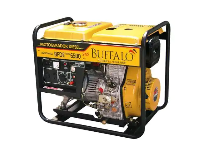 Motogerador BFDE 6500 STD a Diesel Monofásico 10CV com Partida Elétrica e Manual BUFFAL (1)